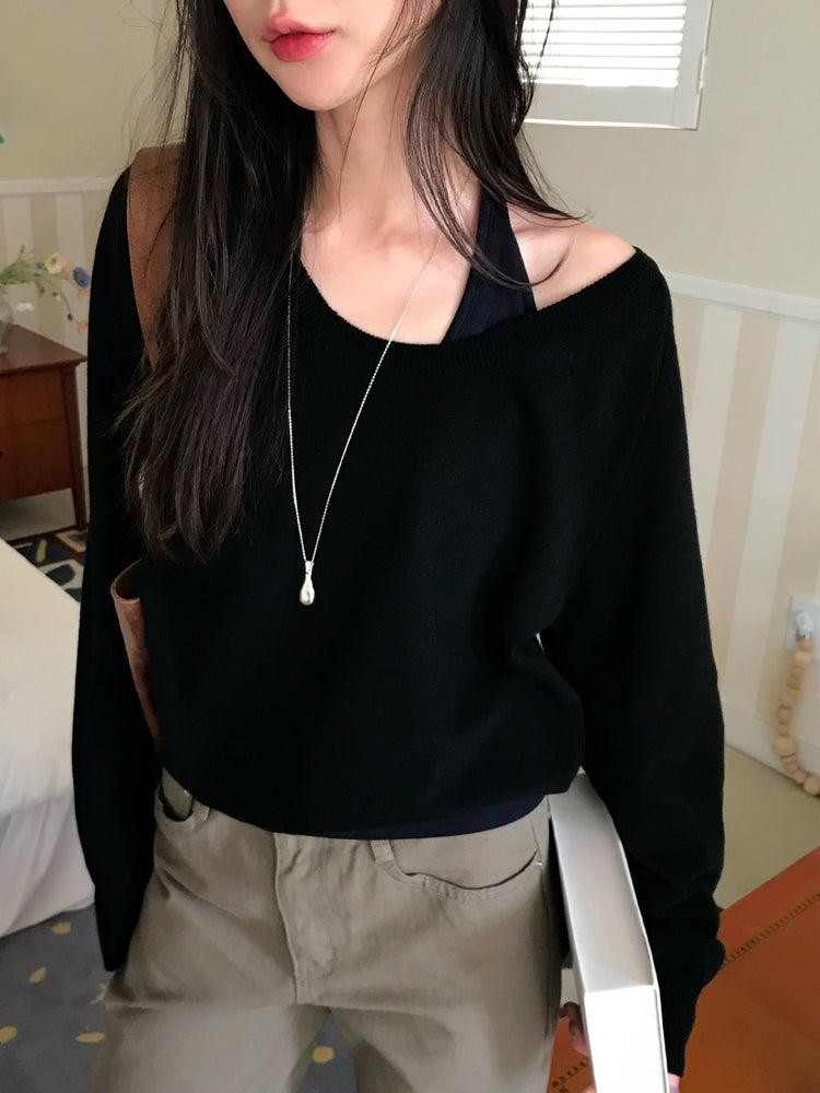 美色基礎低腰直筒褲