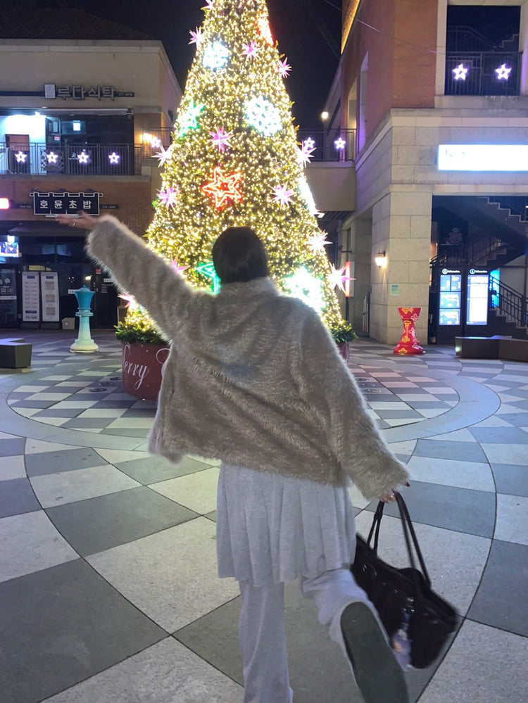 休閒假兩件棉質百摺裙褲