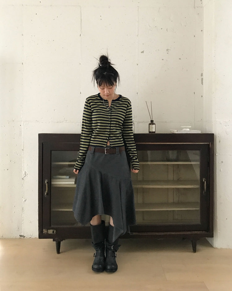 洗水不規則設計感半裙