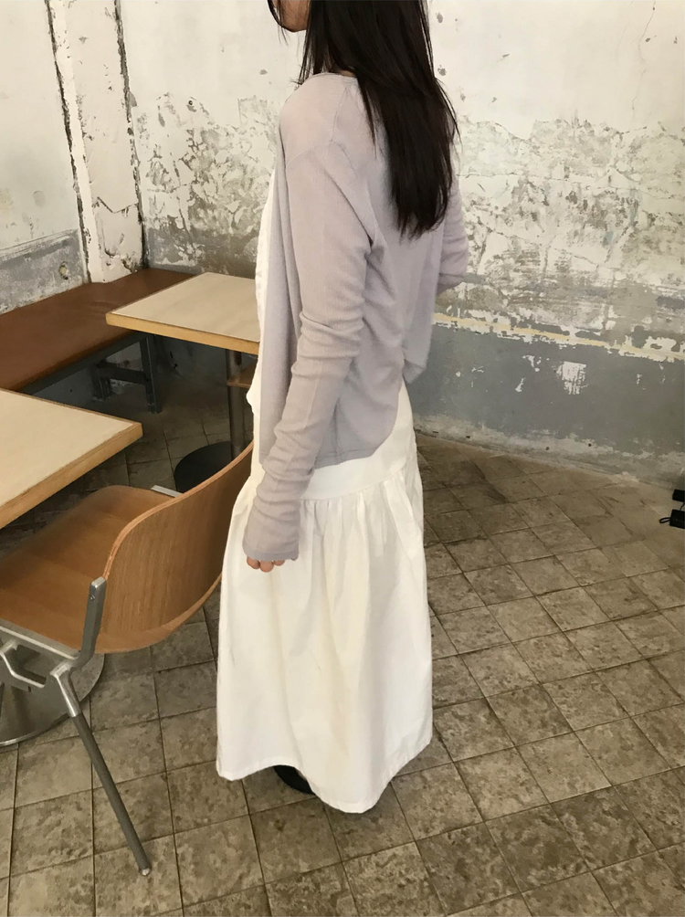 蕾絲百褶細節綁帶背心