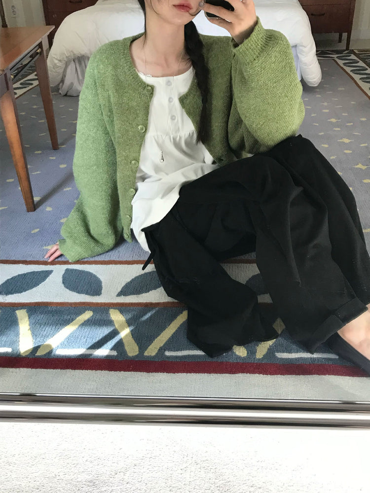 不規則綁帶細節兩件式裙褲