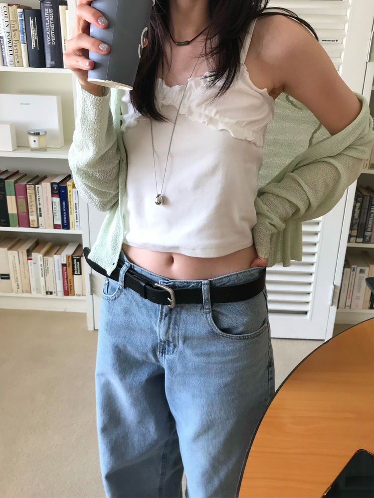 美刷色經典直版牛仔褲