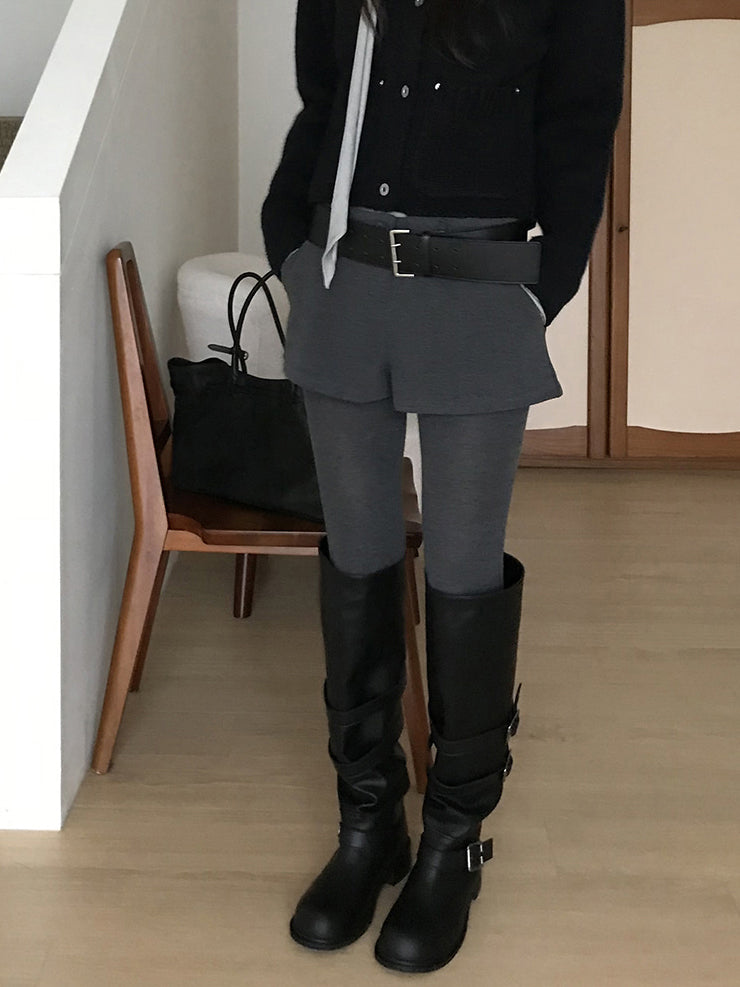 側扣細節率性長靴