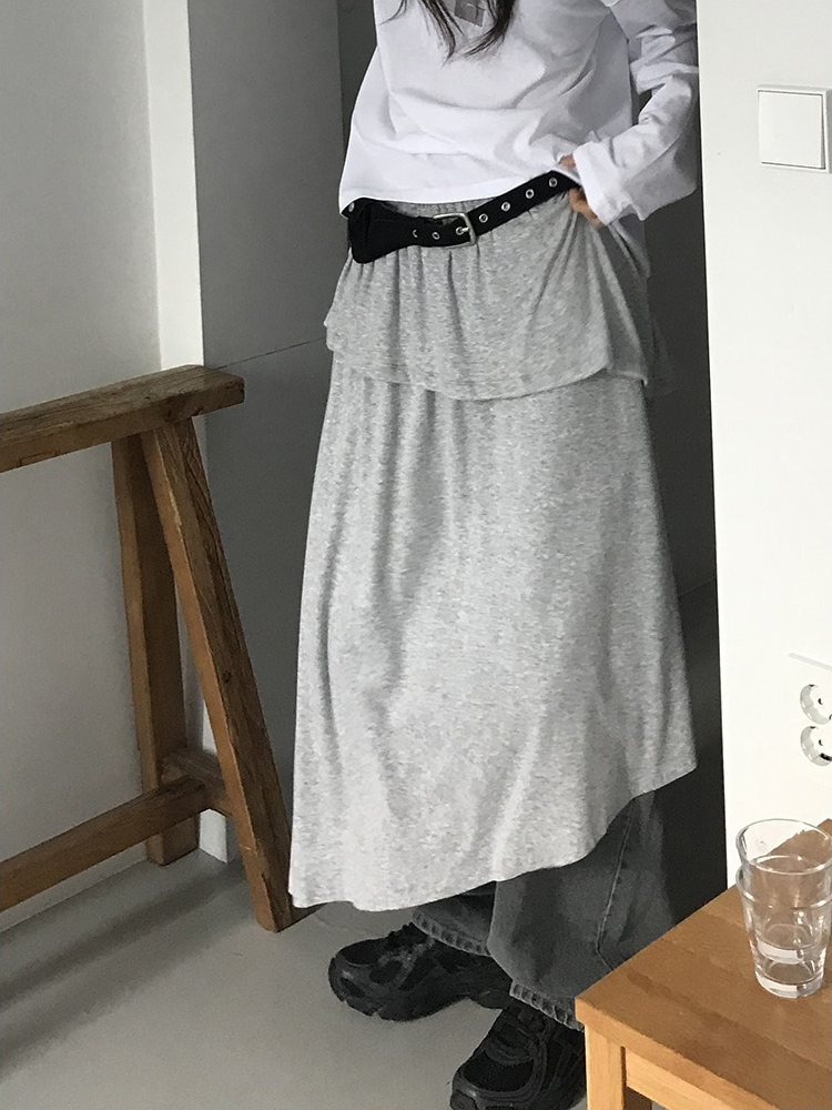 美肩數字印花休閒上衣