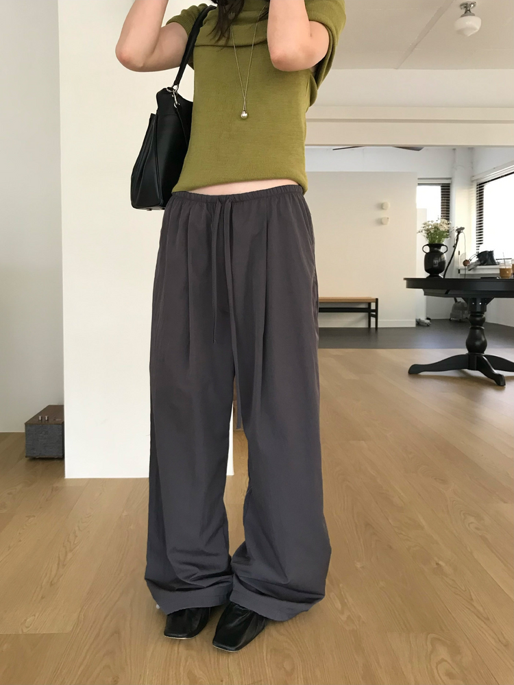 美肩反折針織上衣