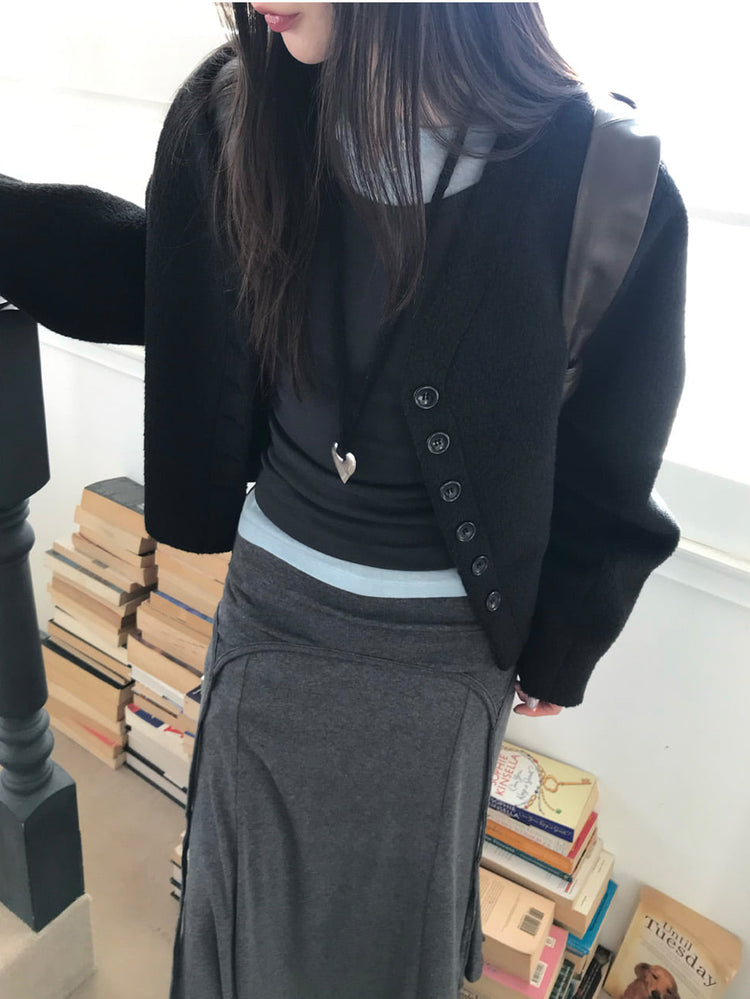 掛脖不規則細節多造型連身裙