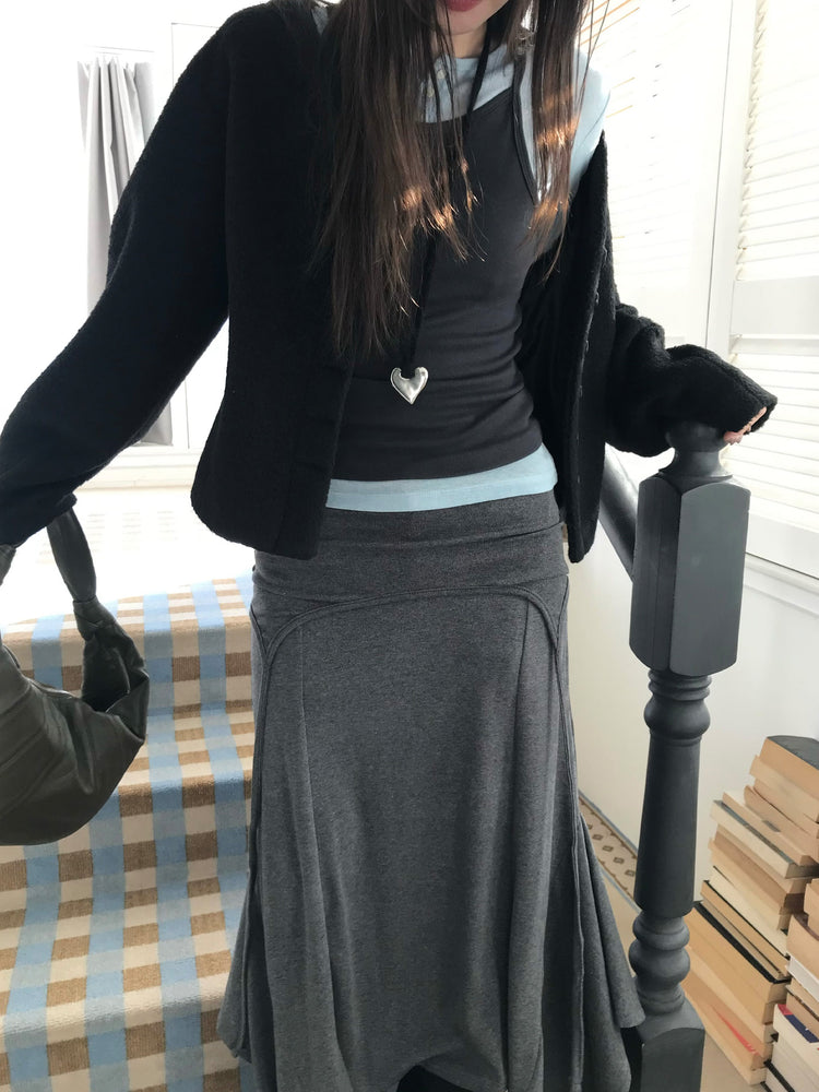 掛脖不規則細節多造型連身裙