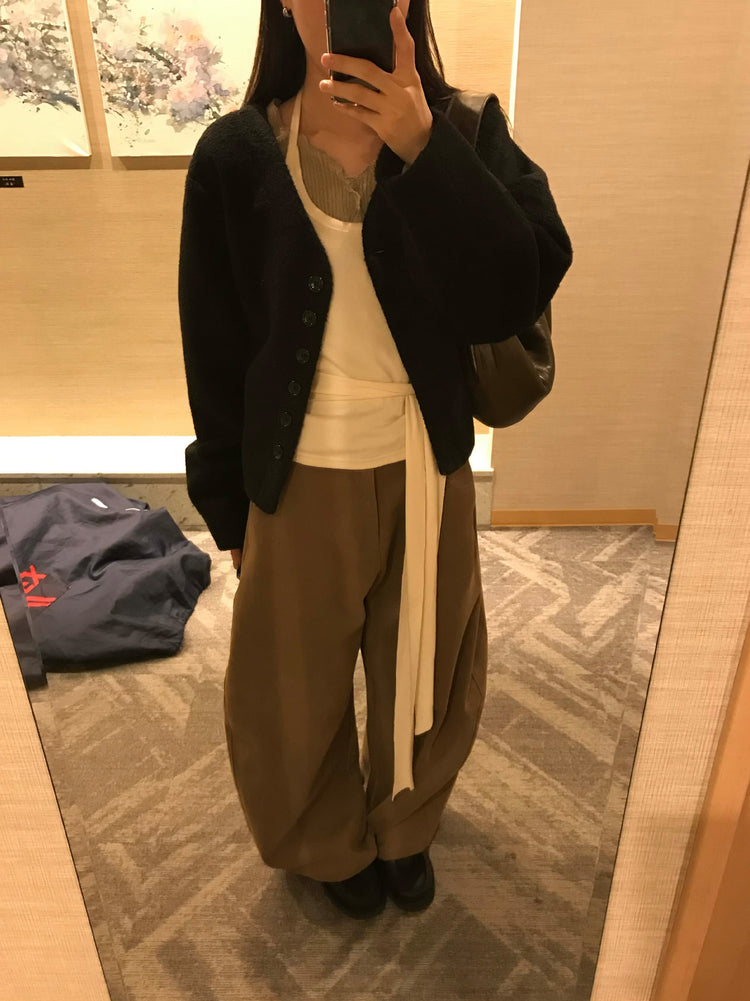 經典美色基礎彎月褲