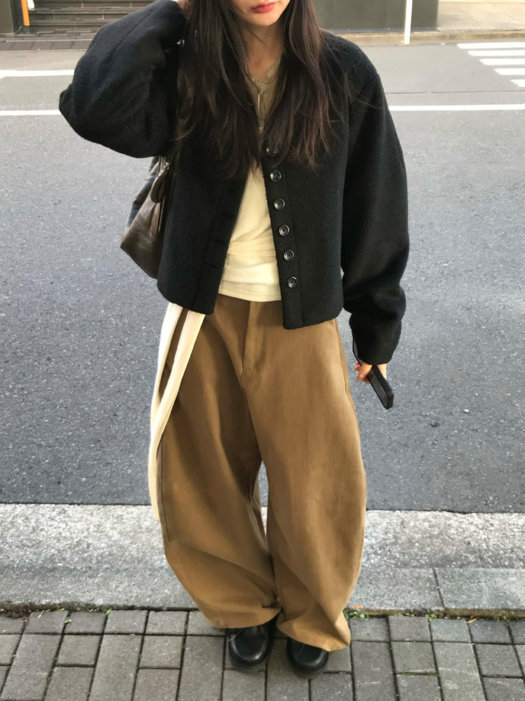 經典美色基礎彎月褲