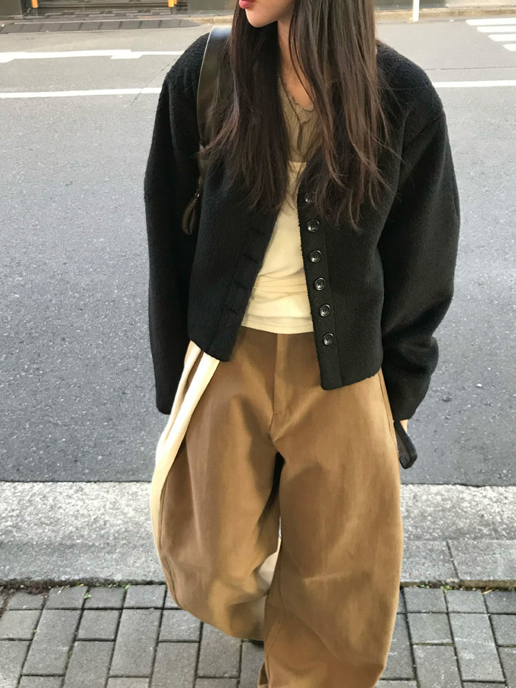 經典美色基礎彎月褲