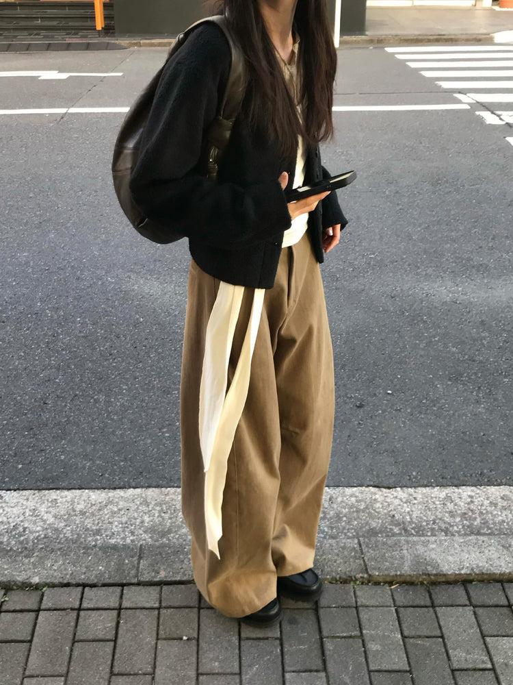 經典美色基礎彎月褲