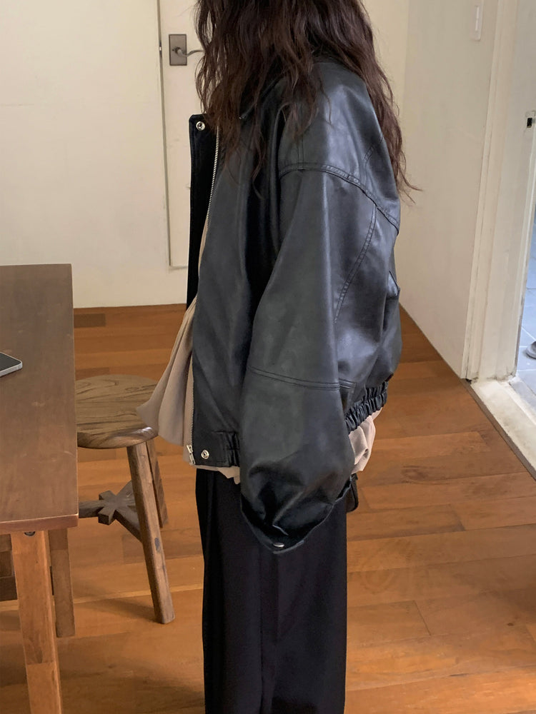 細帶泡泡下擺綁帶細節上衣