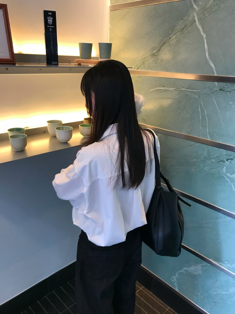 經典基礎棉質寬鬆襯衫