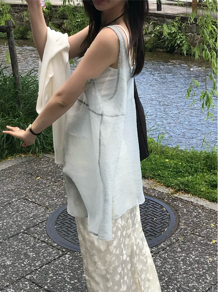 光澤感暗花紋理直裙