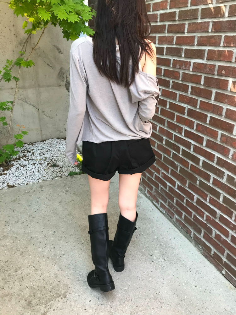 美色圓領排鈕外套