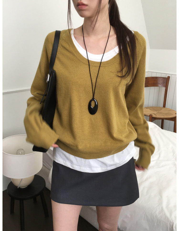 經典極簡低腰裙褲