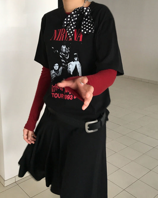 復古圖案寬鬆t