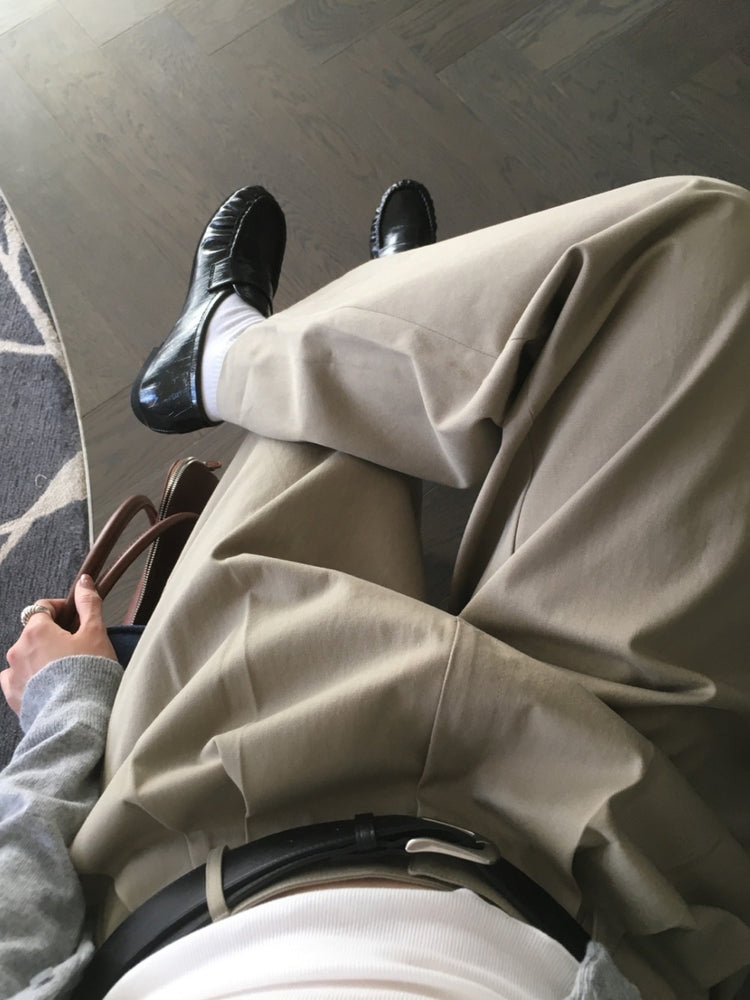 壓褶紋理細節樂福鞋