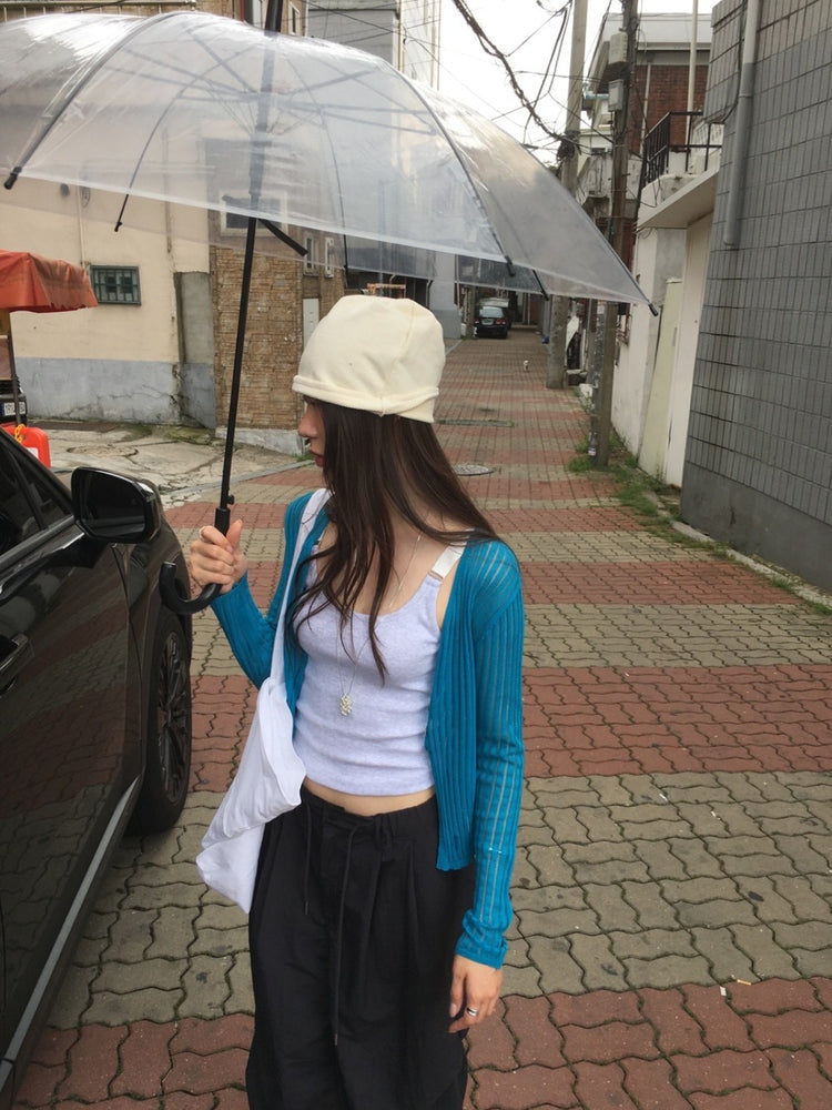 不修邊壓褶細節堆堆帽