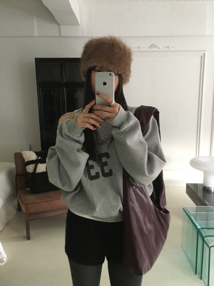 毛絨質感頭帶/圍巾