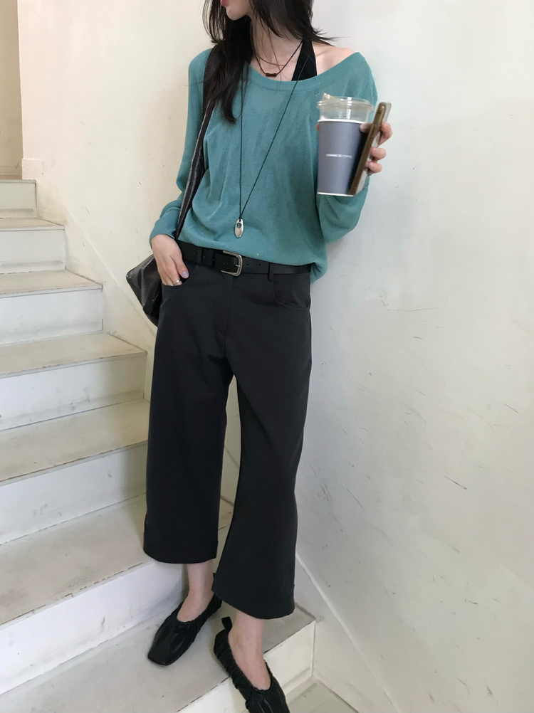 掛脖排鈕細節背心