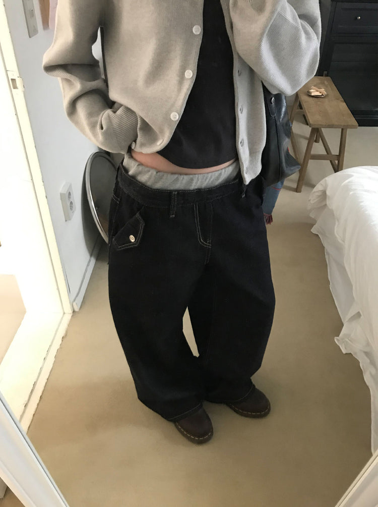 美色經典排鈕針織外套