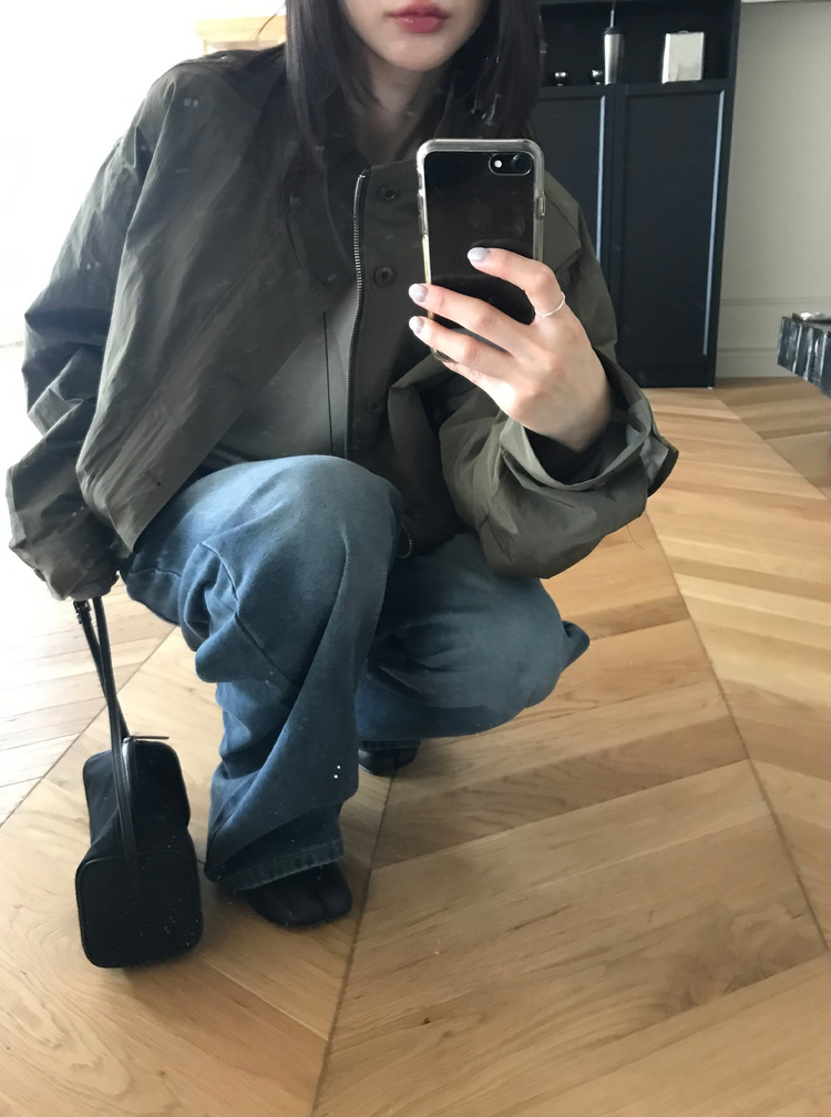 高質立領排鈕細節外套