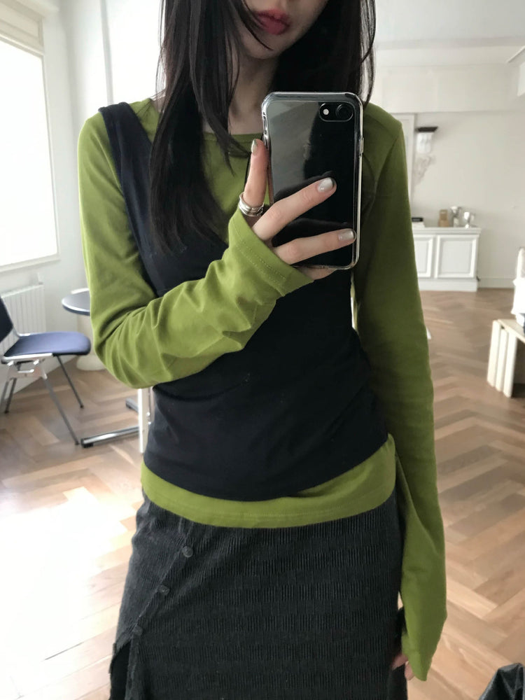 雙層扣鈕設計感及踝裙