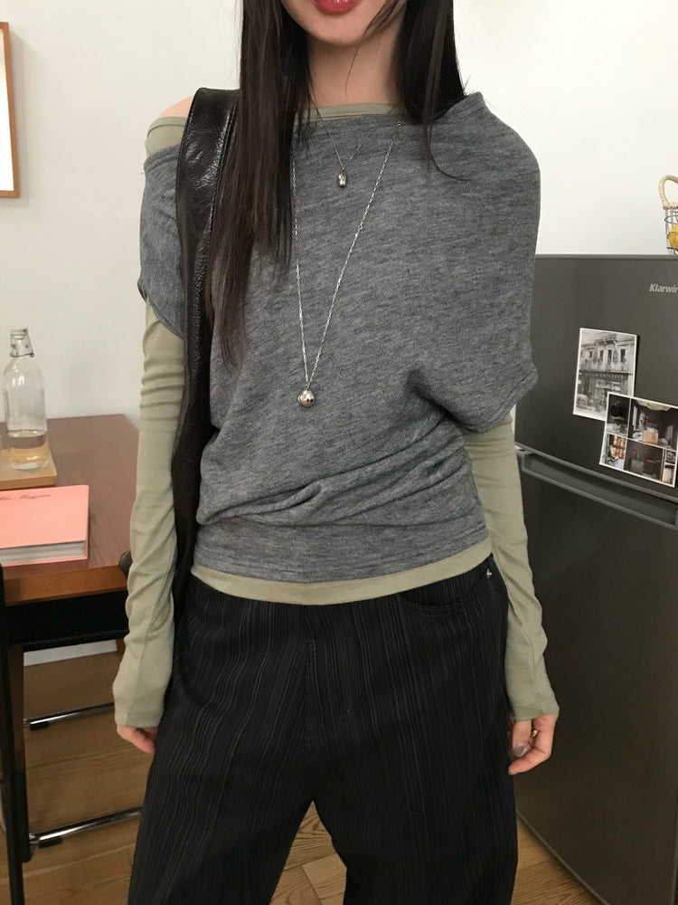 美色暗條紋質感直褲