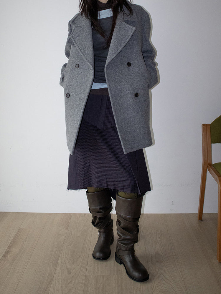 側扣細節率性長靴