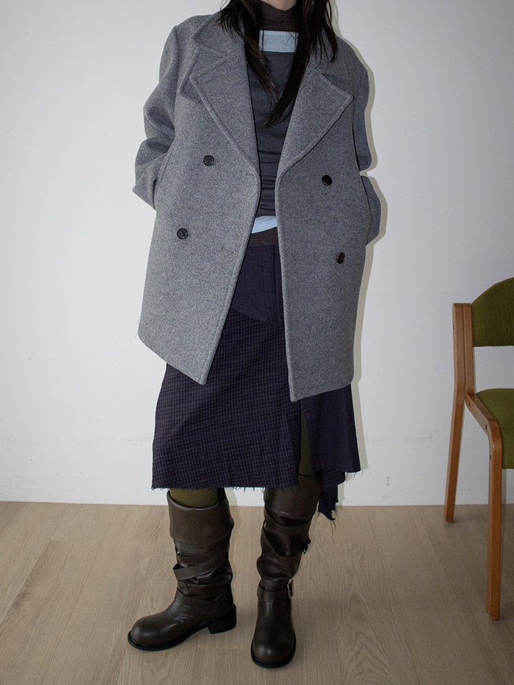 側扣細節率性長靴