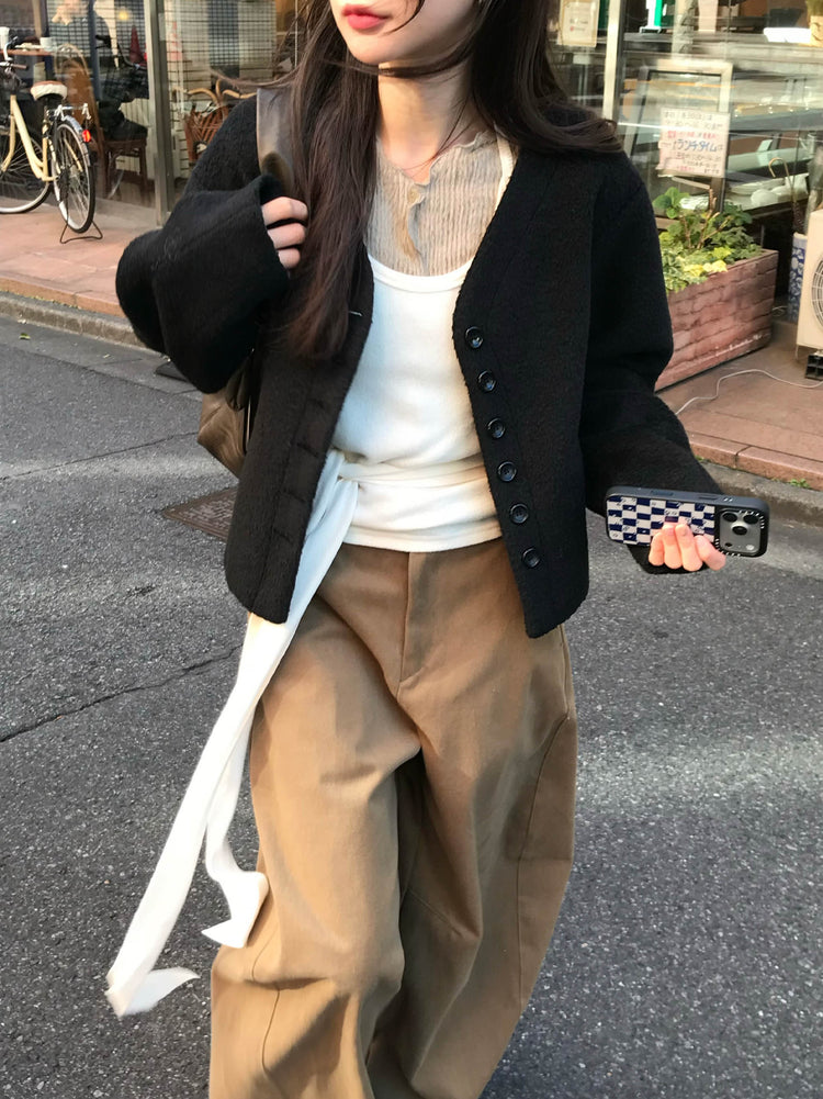 經典美色基礎彎月褲