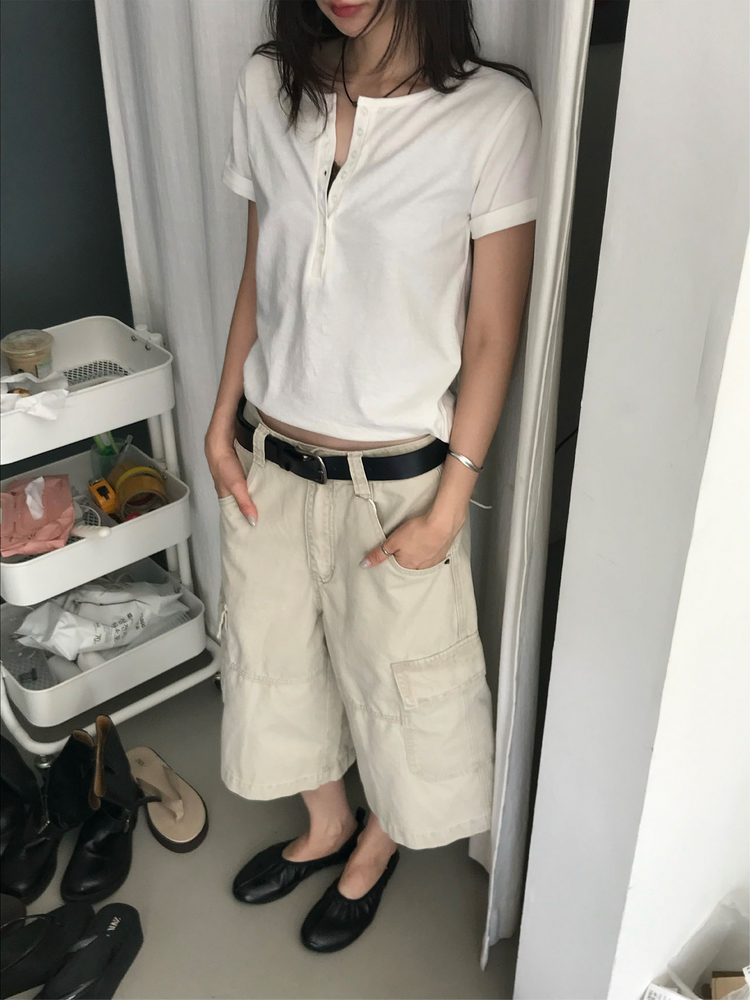 美色蕾絲邊交疊背心