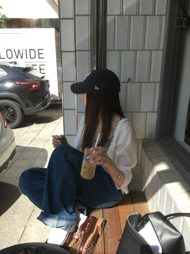 心形紋理抓皺細節背心