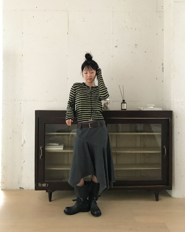 洗水不規則設計感半裙