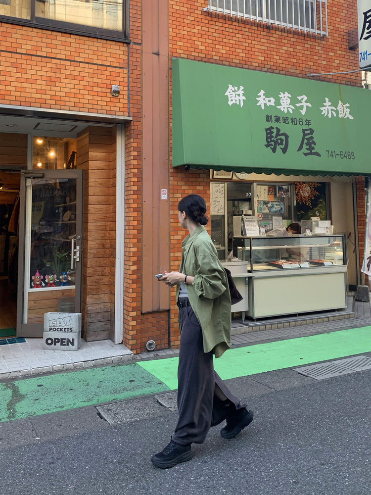 細腰頭皮帶扣壓線及踝棉裙