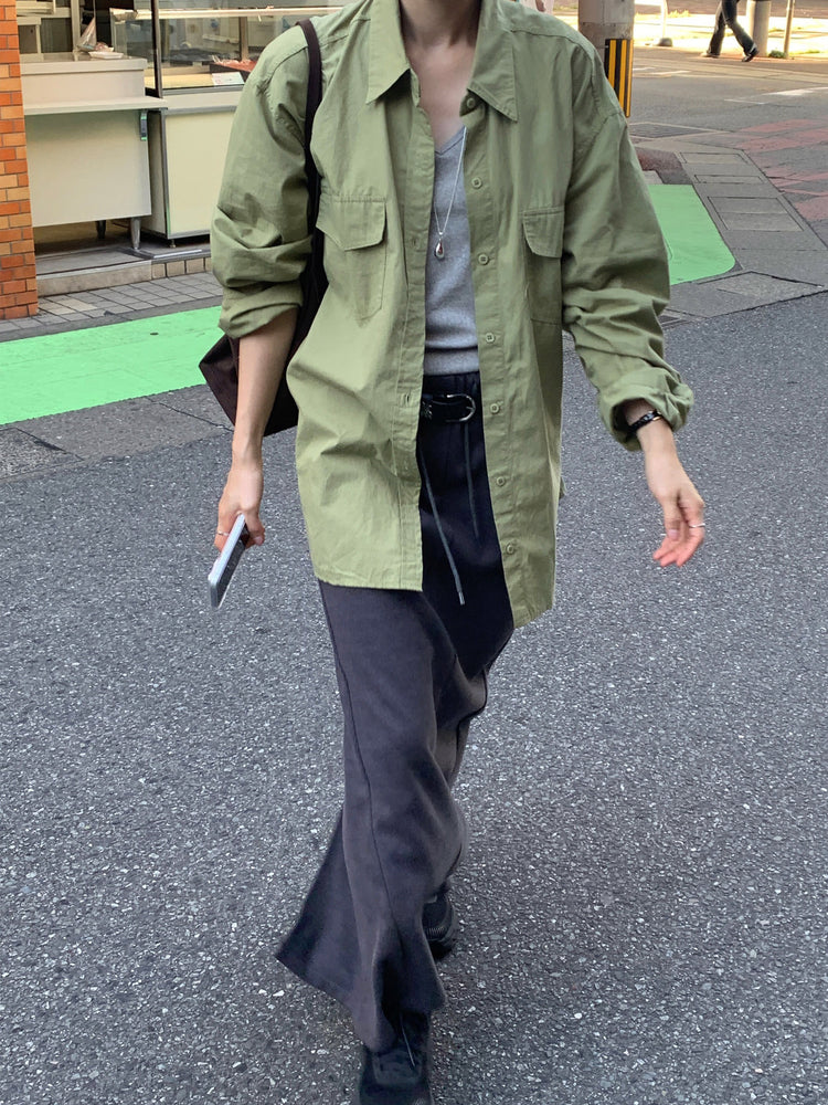 細腰頭皮帶扣壓線及踝棉裙