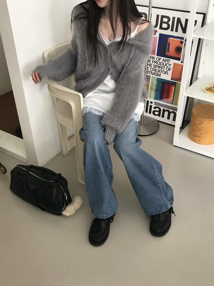 經典美色直闊牛仔褲