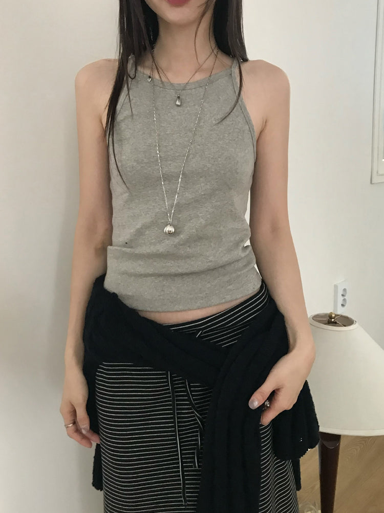 反折條紋抽繩細節及踝裙