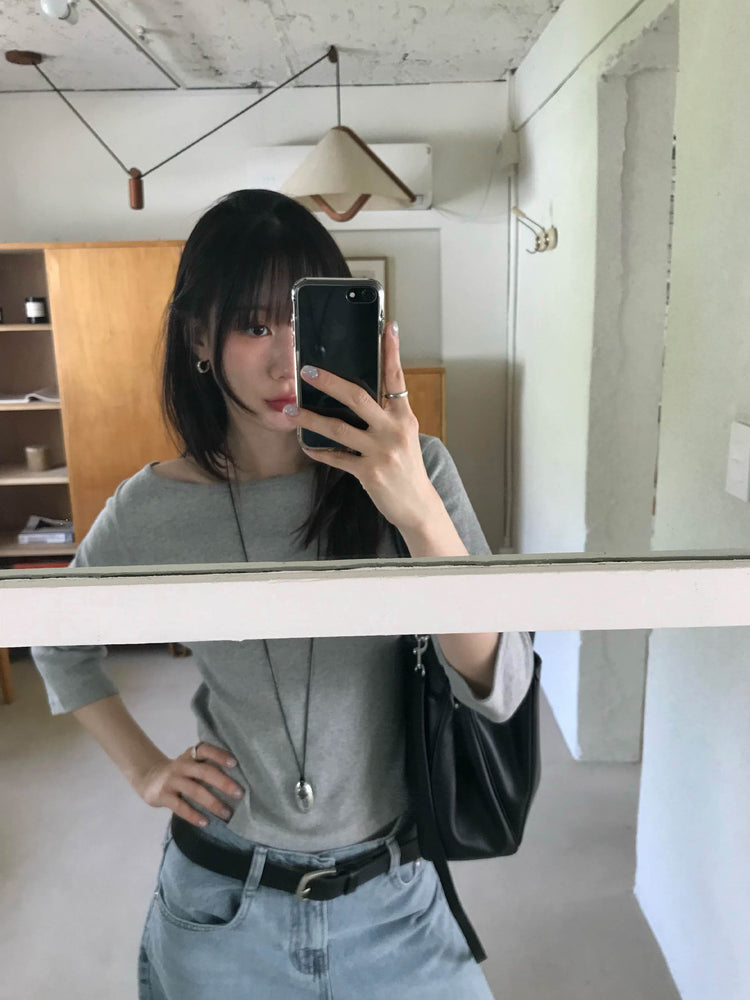 美刷色經典直版牛仔褲