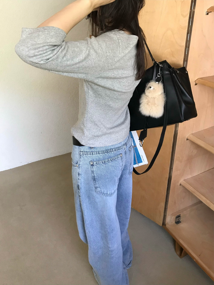 美刷色經典直版牛仔褲