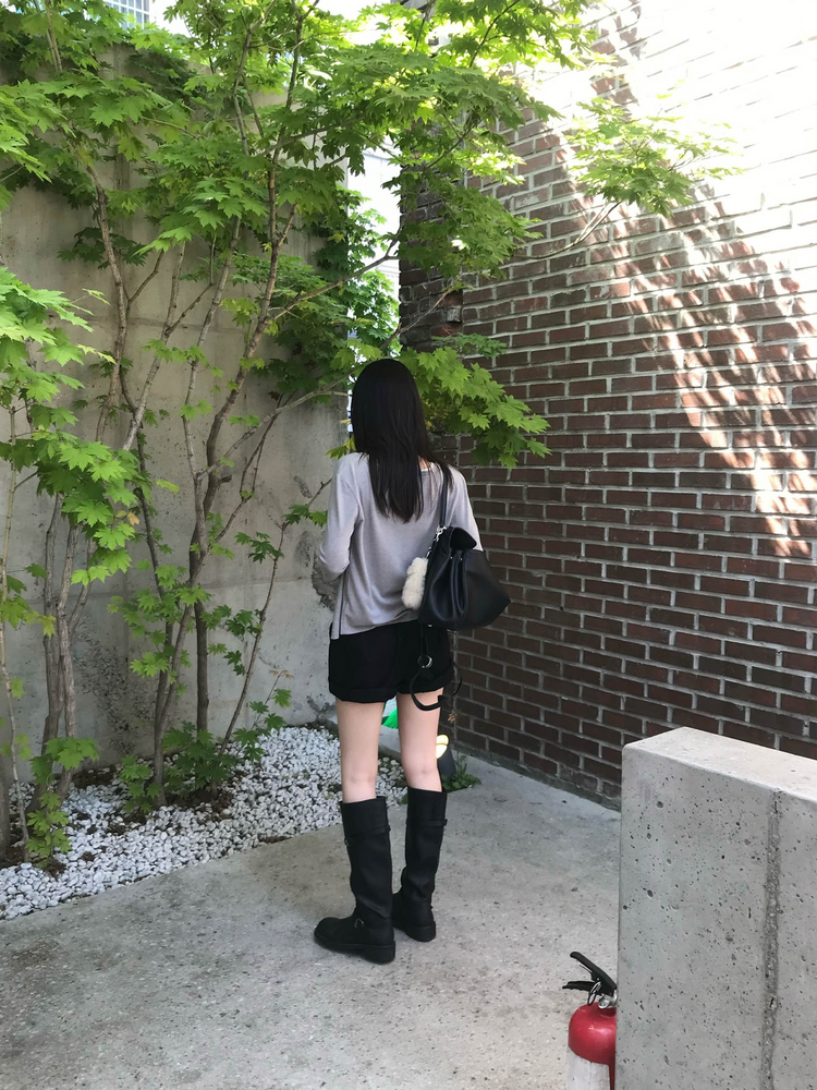 美色圓領排鈕外套