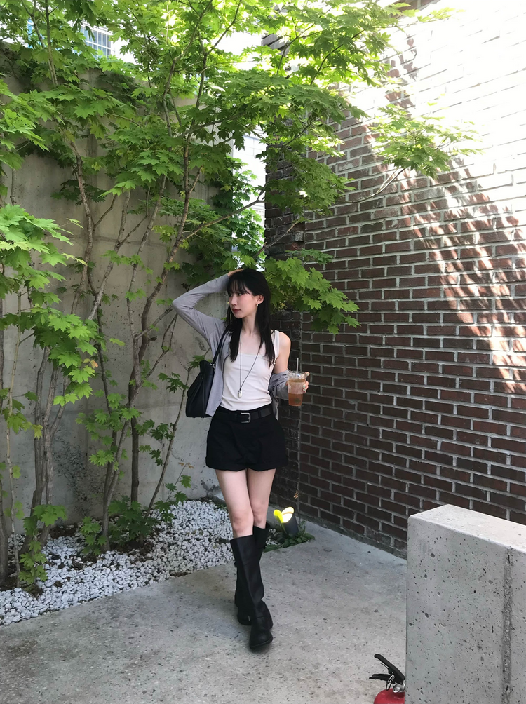 美色圓領排鈕外套