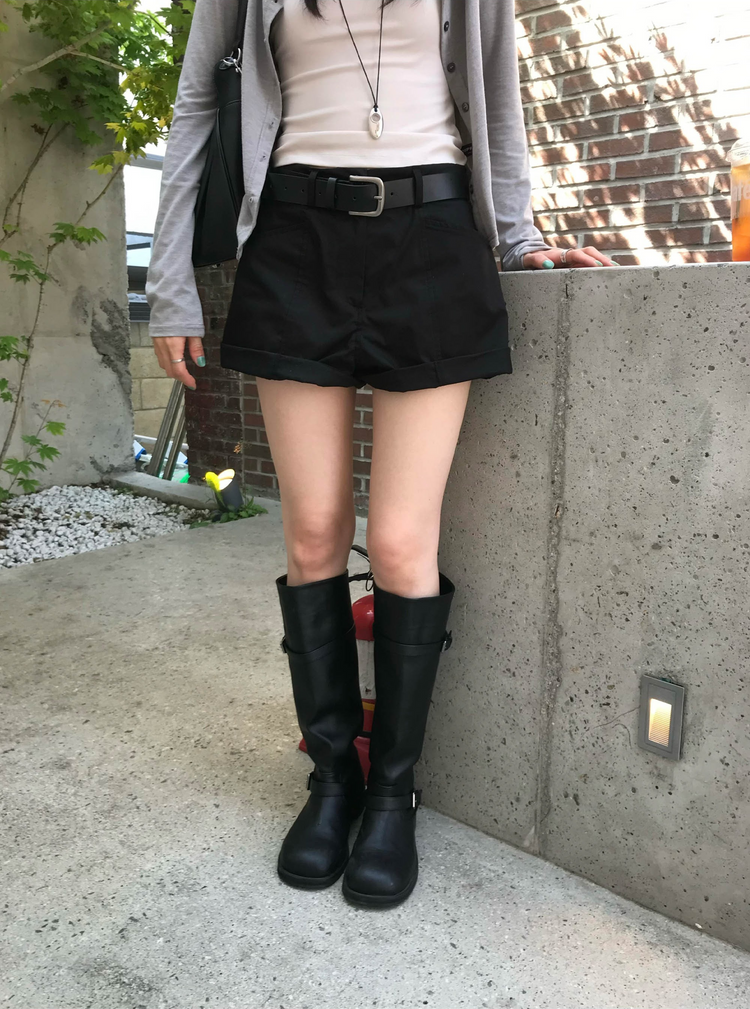 美色圓領排鈕外套