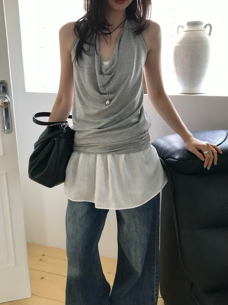 垂領掛脖上衣