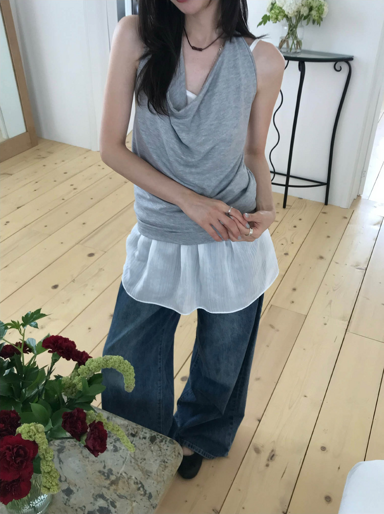 垂領掛脖上衣