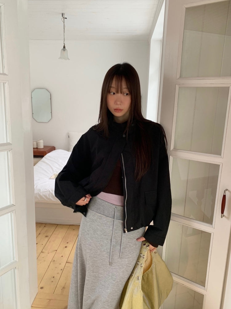 坑紋不對稱細節背心