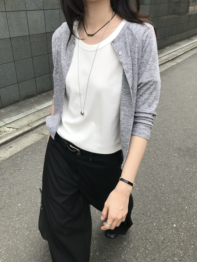 拉克蘭袖七分袖排鈕外套