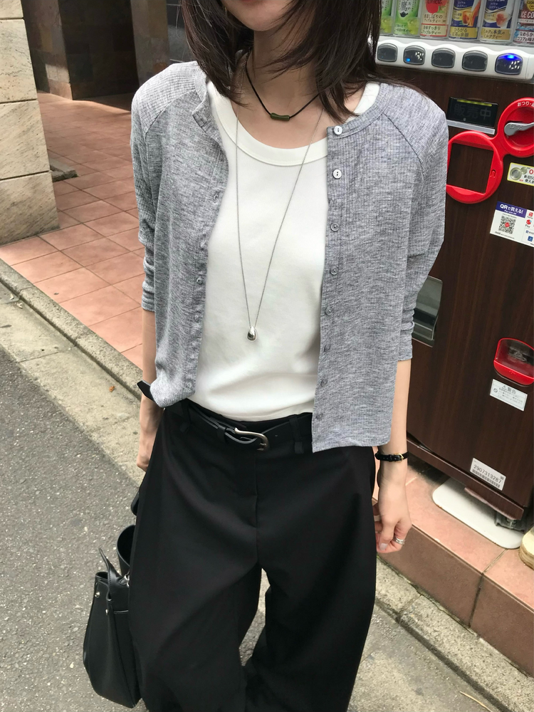 拉克蘭袖七分袖排鈕外套