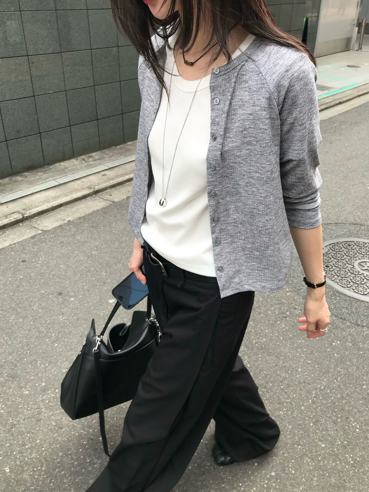拉克蘭袖七分袖排鈕外套